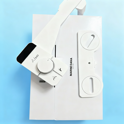 Easy-clean bidet attachment with retractable self-cleaning nozzle design
